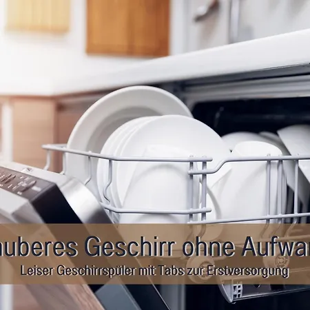 Hoeckelheim - Blaue Lagune - Neu, Modern & Geraeumig - 100 Qm - 3 Schlafzimmer - Bis 6 Gaeste, Babies Reisen Gratis - Garten, Grill & Terrasse - Fussbodenheizung - Smart-tv - Kueche Mit Backofen, Spuelmaschine & Toaster - Nahe Goettin Appartement